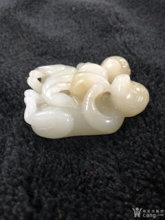 猴子献寿和田玉挂件